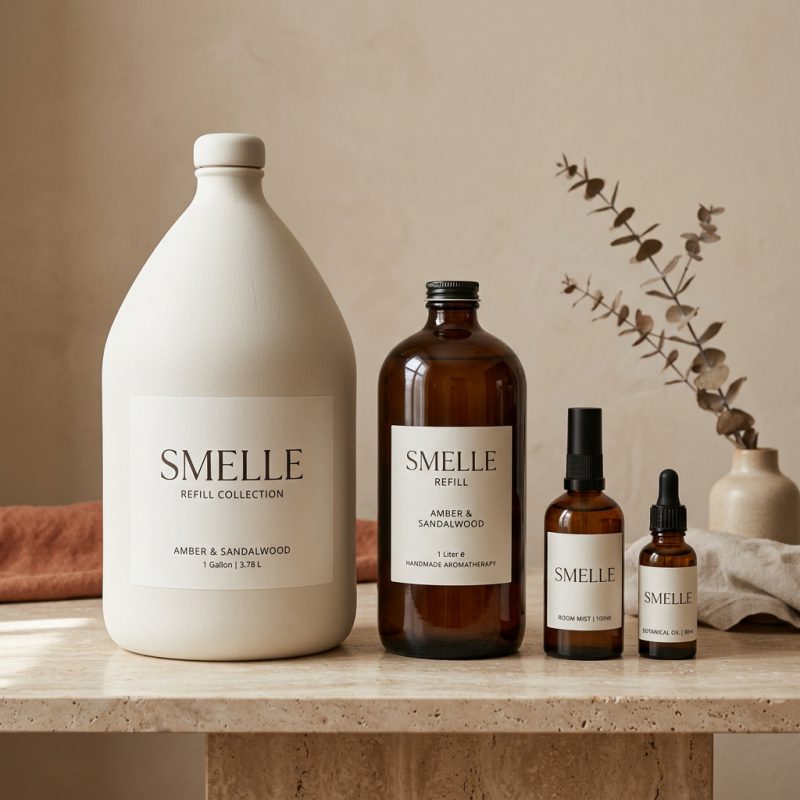 Smelle 1 Liter and 1 Gallon Refills